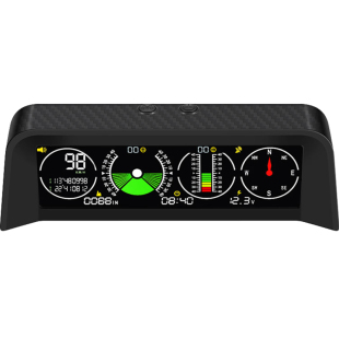 2025新款汽车载HUD抬头显示GPS多功能坡度车速表海拔仪车载指南针