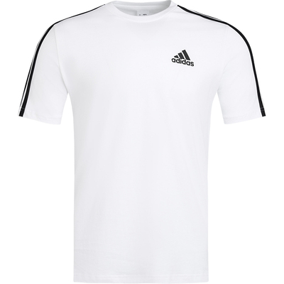 Adidas/阿迪达斯官方正品夏季透气简约男士运动休闲短袖T恤KU3922