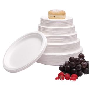 一次性盘子纸盘蛋糕盘加厚果盘托盘菜盘餐具纸碟吐骨碟子小吃餐盘
