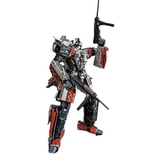 变形玩具 易玩天开 YW2411 钢铁战魂 幽斯 战列舰 合金 可动 模型