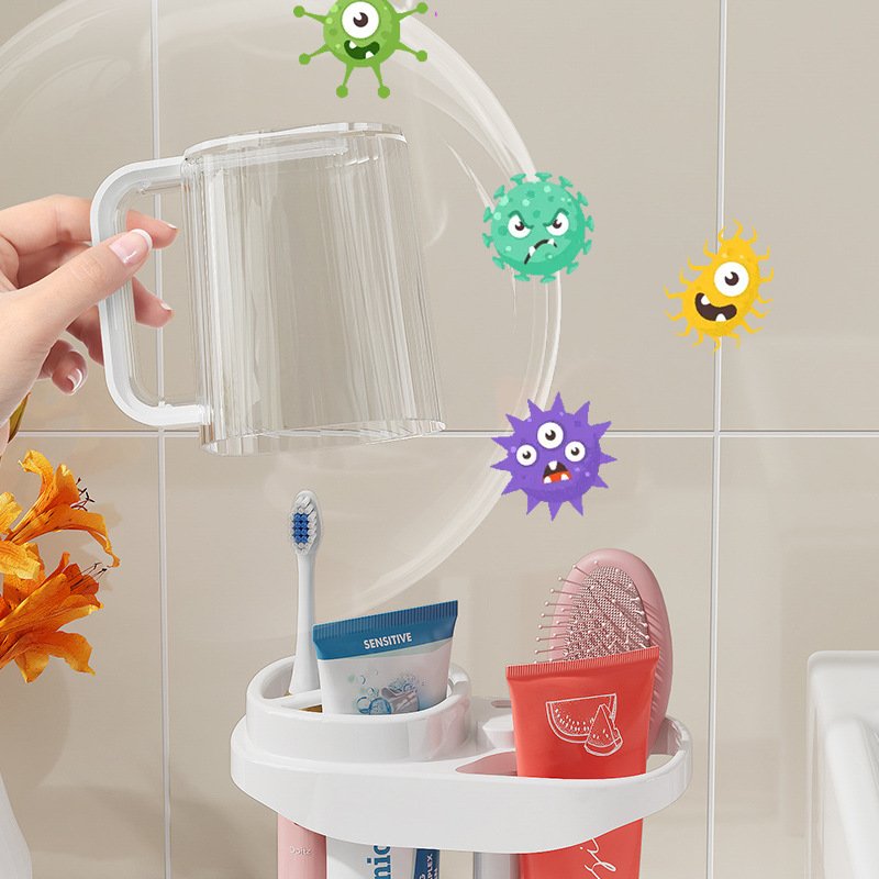 漱口杯牙杯住校学生宿舍用用品刷牙杯子杯电动牙刷置物架套装洗漱