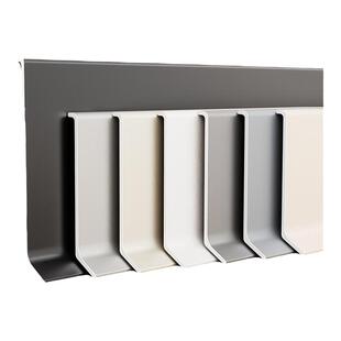 免钉铝合金踢脚线4公分6/8cm金属不锈钢地脚线自粘免打孔贴脚线条