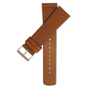 Skagen手表表带头层小牛皮真皮诗格恩表带桔色棕色22MM原装现货