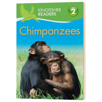 【单本】翠鸟分级阅读2级 黑猩猩 英文版 Kingfisher Readers L2 Chimpanzees STEM课外教辅读物 英文版儿童英语科普百科 进口书籍
