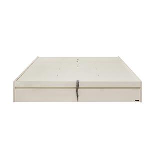 全友家居原木风1.5m单人无床头榻榻米卧室小户型1米8储物双人床