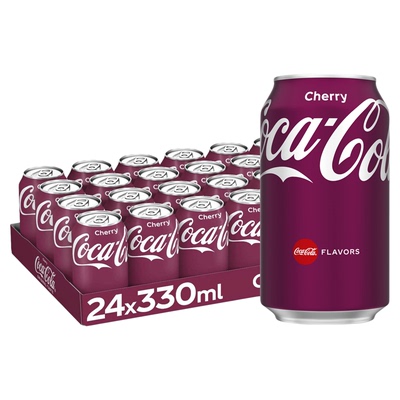 美国进口樱桃可口可乐355ml饮料汽水德国进口樱桃可乐香草味330ml