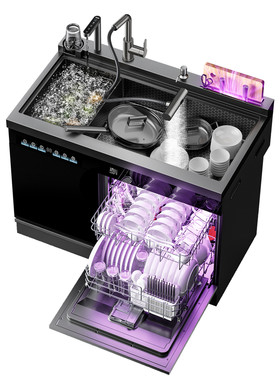 日本栖川集成水槽碎渣强排分层洗