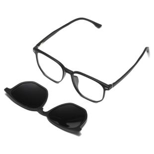 近视套镜磁吸眼镜男款一镜三用墨镜太阳镜镜片二合一框架开车眼镜
