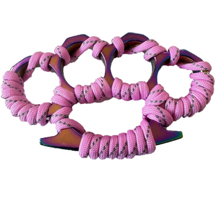 四指指虎拳扣拳套高硬度夜光反光绳夜路防身合法装备手撑子戒指环