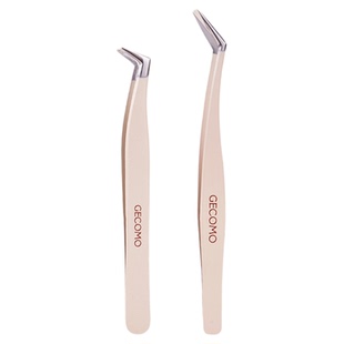 格蒙高精密假睫毛镊子尖头圆头金羽夹嫁接工具初学者美睫师新手用