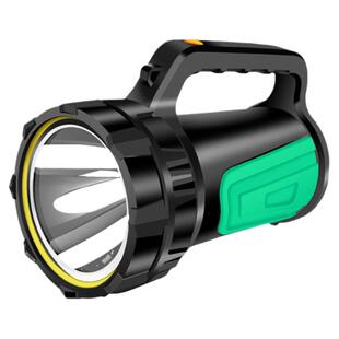 探长强光手电筒可充电式家用应急照明户外超亮led便携工作探照灯