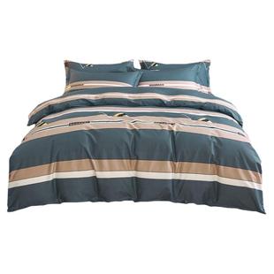 预留缩水 不掉色 纯棉被套单件180x220全棉单个被罩1.5米加厚定制