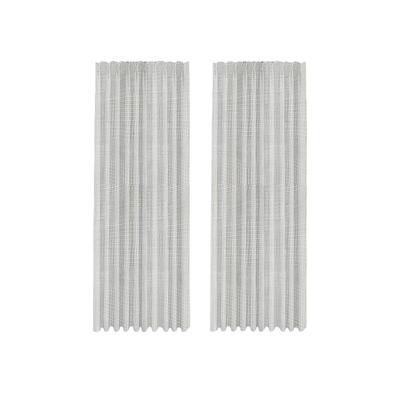 透光不透人加厚日式白色纱帘