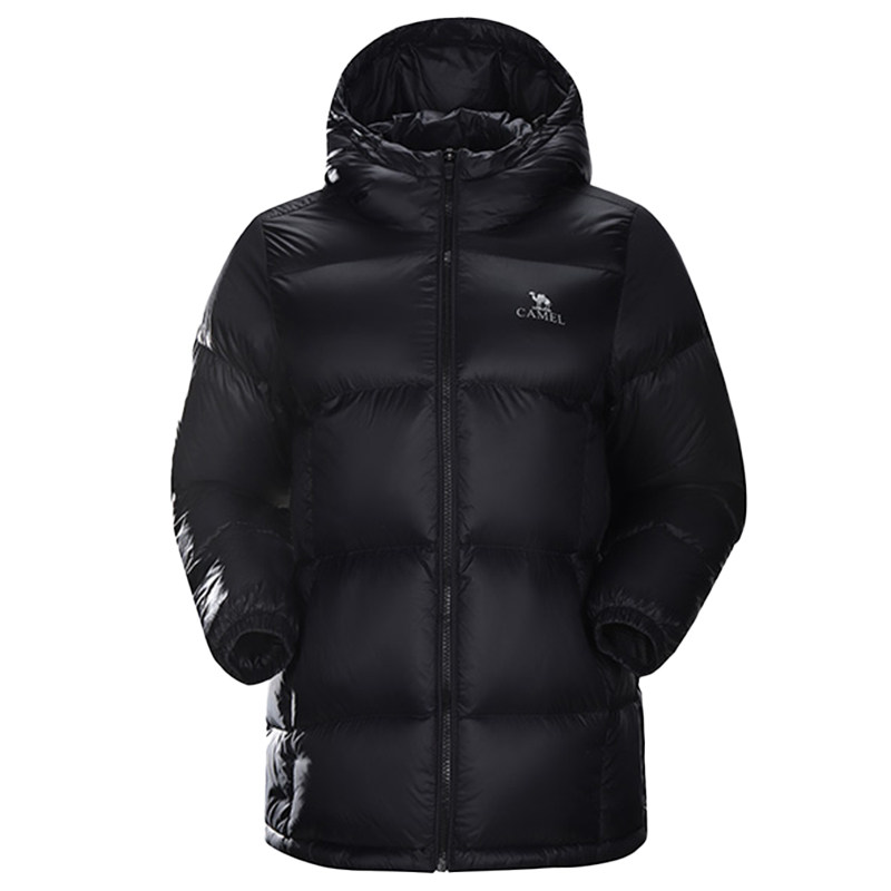 骆驼云绒儿童羽绒服2025年秋冬连帽加绒保暖加厚中大童外套男女童