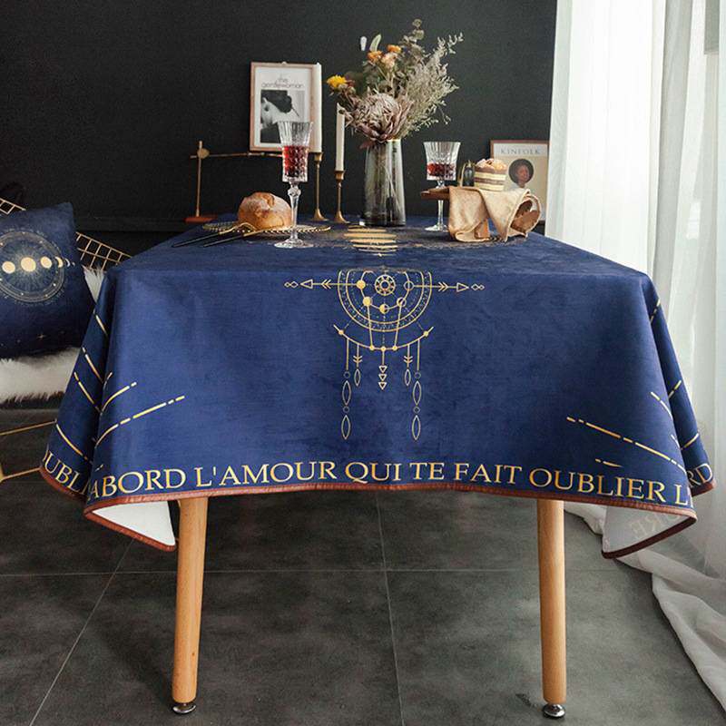 OFAT塔罗牌网红加厚防水桌布布艺欧式餐桌布长方形餐台布桌垫