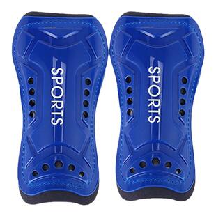 足球护腿板带孔透气绑带护腿板儿童成人护板插板护腿板足球装备