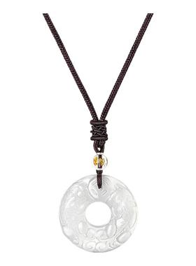 招财貔貅项链男女款黑曜石