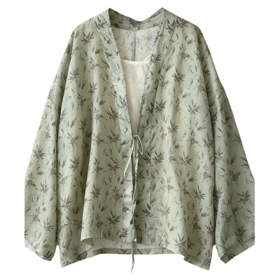 改良汉服2026新款通勤防晒衬衫春