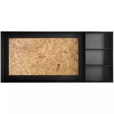 镂空不锈钢电视壁龛边框75/85寸