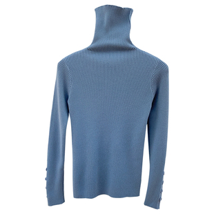 高领毛衣女外穿修身针织打底衫秋冬内搭2025新款黑色加厚洋气上衣