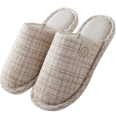 日系无印MUI2025新款春秋棉拖鞋女冬季月子室内家居防滑包头拖鞋