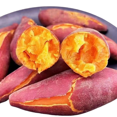 正宗板栗红薯新鲜自种地瓜蜜薯沙地黄心番薯山芋蔬菜农家当季带箱