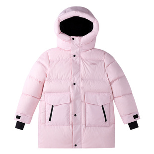 【防寒保暖】安奈儿童装男女童中长款羽绒服冬新款防风加厚