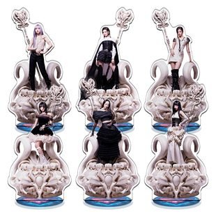 无缝夹层女团Ive金智媛LIZ安宥真张元英KPOP周边精工立牌礼物品