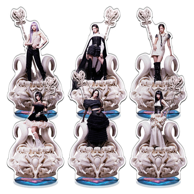 无缝夹层Ive张元英等周边立牌