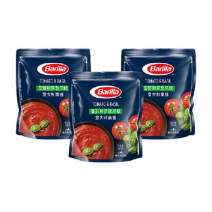 百味来番茄和罗勒酱250g*3袋意面酱拌面酱番茄酱