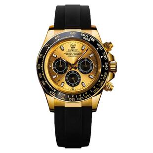 瑞士迪通拿余文乐熊猫迪同款夜光运动男士手表男款全自动机械表