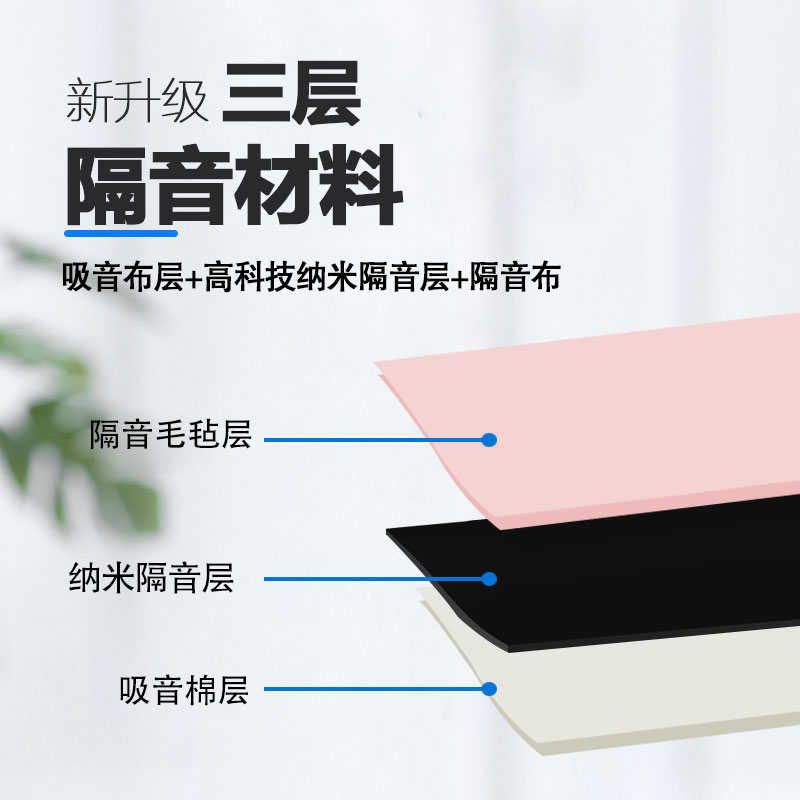 隔音棉门窗窗户窗帘神器临街挡板窗贴专业马路帘加装窗户贴超强