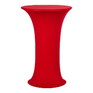 白色纯色吧台桌套/圆形桌套/鸡尾酒桌套/高脚桌布/升降桌弹力桌套