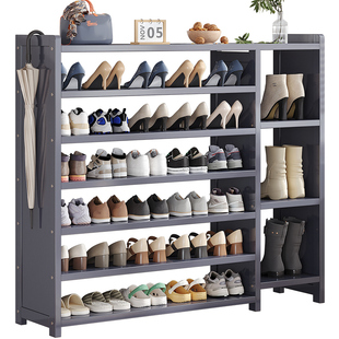 简易鞋架家用门口多层出租房用楠竹鞋柜收纳家用经济型鞋子收纳架