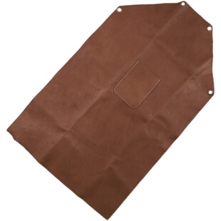 全牛皮围裙防烫耐高温焊工防护服男女工作电焊劳保耐磨柔软带口袋