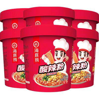 海底捞酸辣粉144g*6盒粉丝