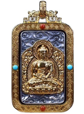 十二生肖本命佛纯银吊坠