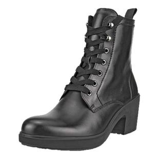 ECCO爱步女鞋冬季内加绒马丁靴高跟真皮女短靴都市222223香港现货