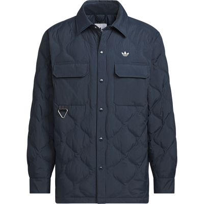 Adidas/阿迪达斯正品三叶草男士宽松保暖翻领羽绒服JD3747