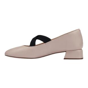 Clarks其乐Daiss系列女鞋新款复古方跟羊皮芭蕾鞋玛丽珍单鞋女