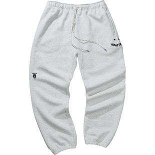 【官方正品】nautica白帆 日系中性重磅廓形百搭休闲卫裤KW4331