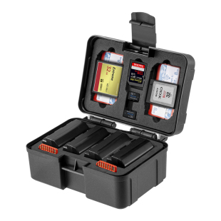 相机电池收纳盒SD/CF存储卡收纳索尼佳能尼康富士电池通用保护盒