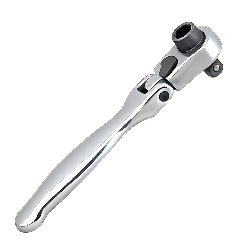 希孟迷你棘轮扳手二合一活动头小飞套筒批头手柄双头双向快速小扳