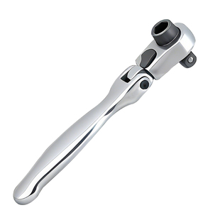 希孟迷你棘轮扳手二合一活动头小飞套筒批头手柄双头双向快速小扳