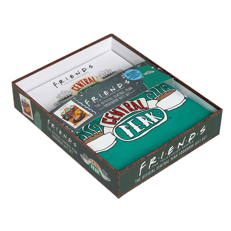 英文原版 Friends The Official Central Perk Cookbook Gift Set 老友记 中央咖啡馆官方烹饪书礼品套装 钱德勒·宾 马修·派瑞
