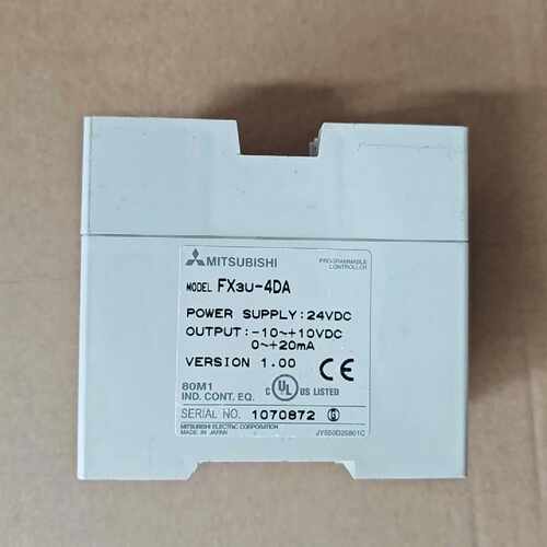 溢价-MITSUBISHI FX3U-4DA（壳子）(A-3-9)