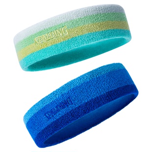 斯伯丁儿童运动发带吸汗篮球足球跑步止汗带男孩导汗带发箍头戴