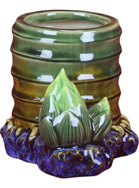 石湾陶瓷竹子摆件招财旺宅玄关