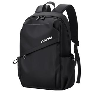 花花公子双肩包男士2025新款电脑背包女初中生高中生大学生书包男