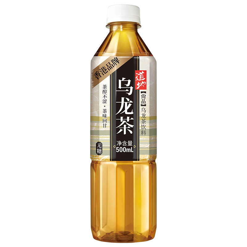 香港道地尚品烏龍茶零糖零脂零卡純?cè)~沖泡茶飲料500ml*15瓶整箱